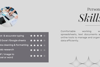be your expert excel and word data assistant