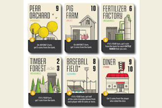 design instruction card illustrations step by step product usage cards assembly
