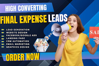final expense leads life insurance leads burial final expense landing page