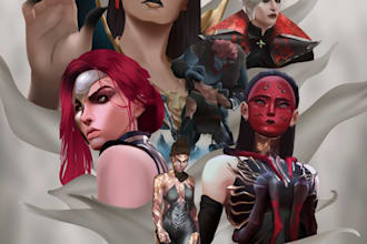 create custom digital illustrations for you