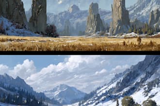 environment concept art landscape design