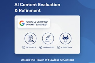evaluate and refine ai generated content