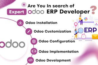 develop and customize odoo modules as expert odoo developer