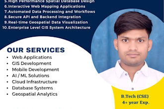 build professional gis and web apps using mern, mean, python, arcgis, arcpy