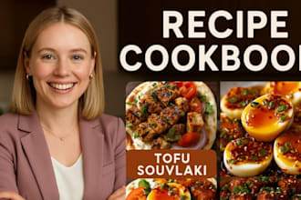 design write recipes for cookbook food recipes book and ebook layout design