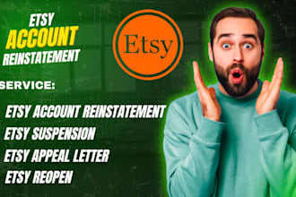 reopen etsy suspension, etsy reinstatement, etsy appeal letter, etsy reopen