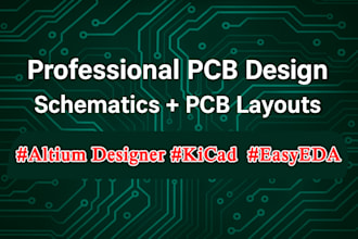 design pcb boards and custom electronic circuits