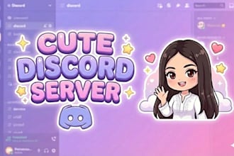 create gaming and anime discord server