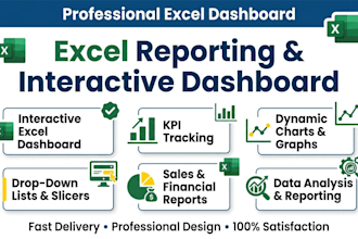 create excel reports and interactive dashboards