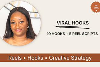 write viral hooks and reels scripts for your content