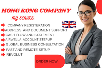 register hong kong, singapore company with nominee and airwallex revolut