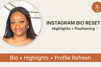 rewrite your instagram bio and optimize your profile
