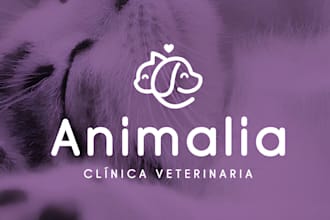 make custom pet business logo design for grooming, clinics, and stores