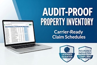 create your insurance property inventory and valuation report