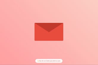 design a personalized animated digital envelope for special occasions