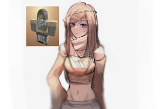 draw your female roblox avatars and ocs