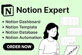 build a custom notion template, notion pages and notion dashboard setup