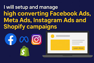 setup and manage facebook ads, conversion with fb pixel and meta ads campaign