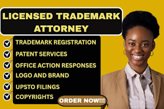 be your trademark attorney for trademark registration, search, brand protection