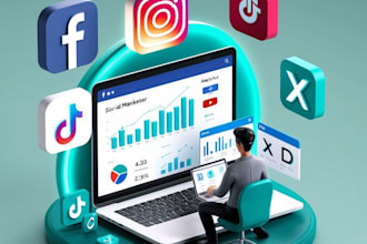 manage your social media professionally and run high return add campaigns