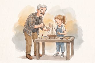 hand drawn watercolor book illustration hand drawn watercolor illustration