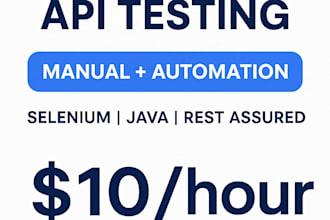 do manual testing and automation testing using selenium,java