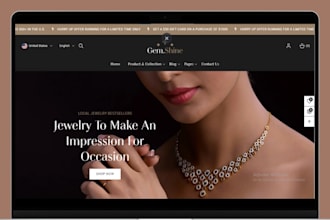 jewelry website jewelry shopify store jewelry fashion store jewelry ring website