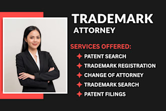 be your trademark attorney for trademark registration