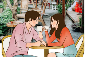 write short love stories and social media stories