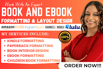 do kdp paperback formatting kindle ebook layout design children book formatting