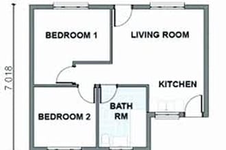 modern house map 2d floor plan architectural drawing