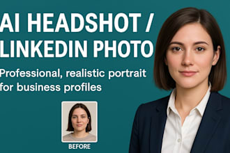 create professional ai headshots for linkedin