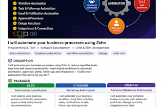 automate your business process with zoho
