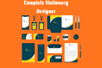 craft your logo brand identity kit design cards stationery kawaii