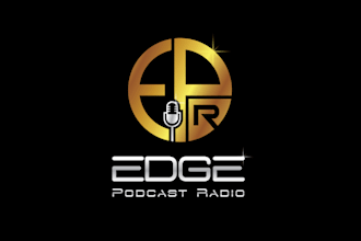 create modern podcast logo design for music studio radio entertainment