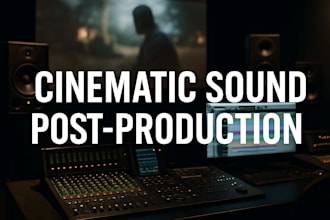 cinema quality sound design and audio mixing for film