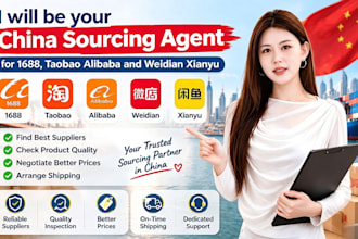 be china sourcing agent for 1688, taobao, alibaba and weidian xianyu