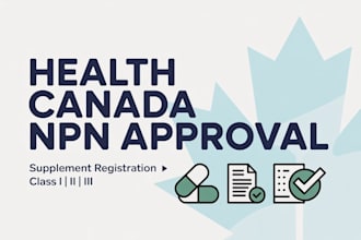 secure health canada npn approval for your supplement or natural product