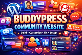 create buddypress member profiles groups and activity setup