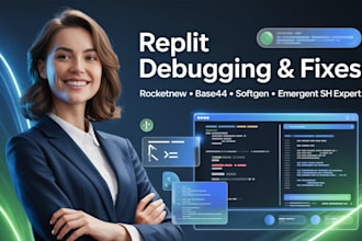 replit debugging expert rocketnew base44 expert softgen emergent sh deploy verce