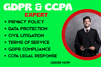 draft your legal response, compliant letter, for data breach or policy violation