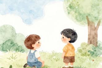 draw custom watercolor illustrations and children book illustrations