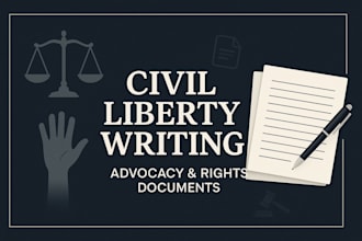 draft civil liberty petition, advocacy letter, compliance note, citizen rights