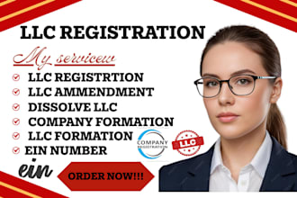 form or dissolve US llc, get ein in 72 hours, as a CPA
