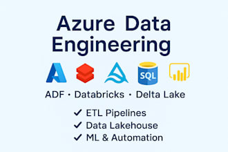 build your e2e azure data architecture, automations, and ml pipelines