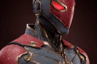 create a character art science fiction superhero character