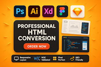 convert figma to html responsive bootstrap or tailwind css