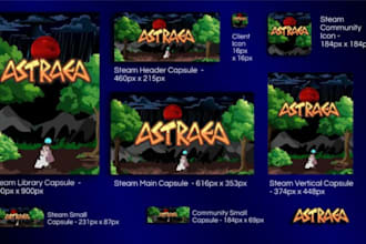 be steam capsule artist steam game capsule art design steam page capsule banner