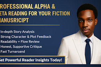 beta read and critique your romance fantasy or sci fi novel deeply