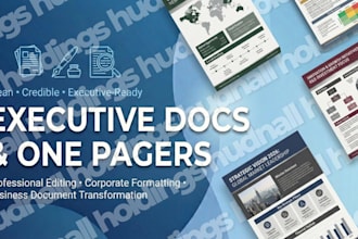 edit and format your business document, white paper or proposal
